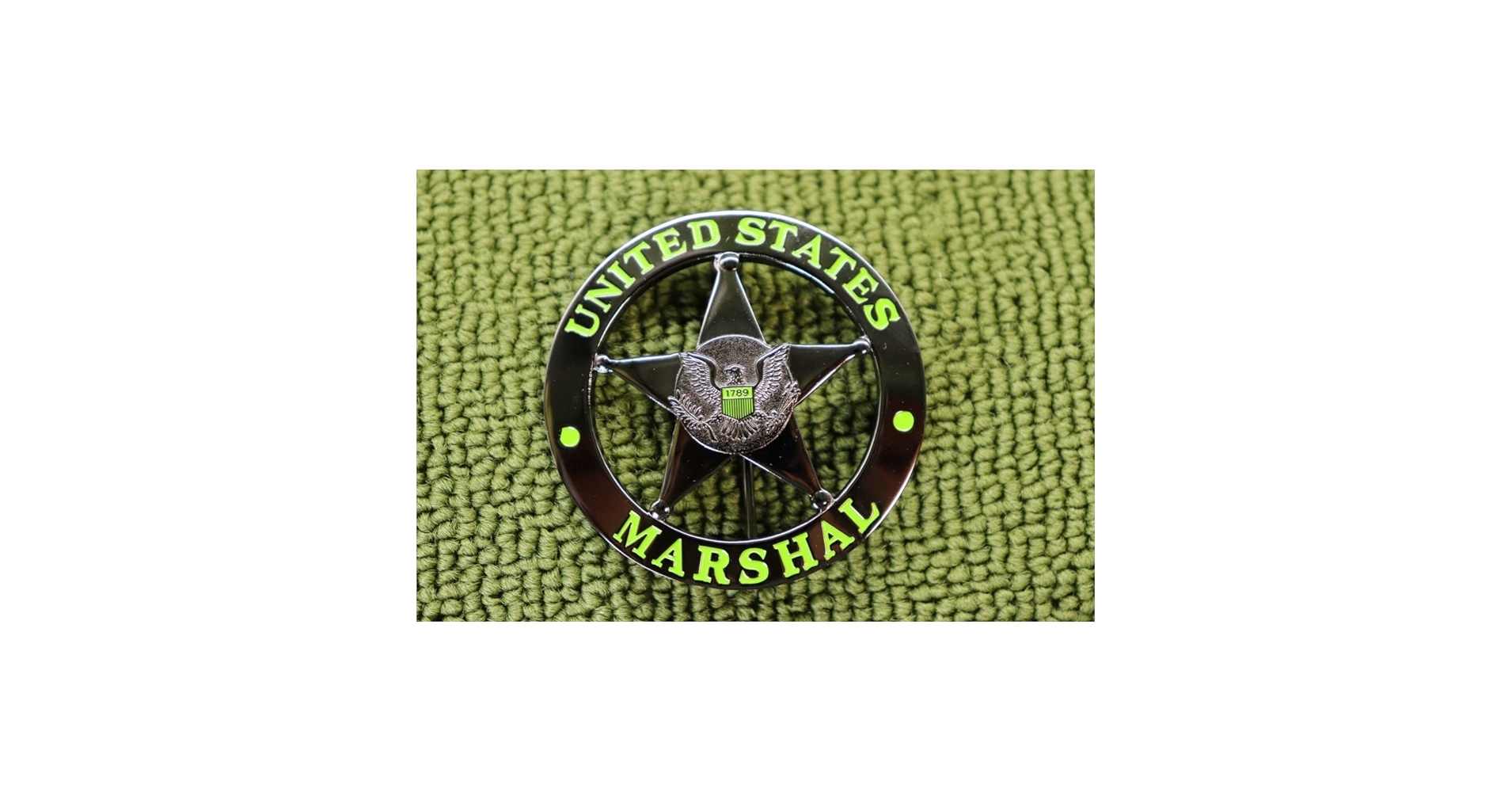 新品 USMS US MARSHAL USマーシャル バッジ TBxZG 黒系緑 新品 USMS US MARSHAL USマーシャル バッジ TBxZG 黒系緑 Amazon